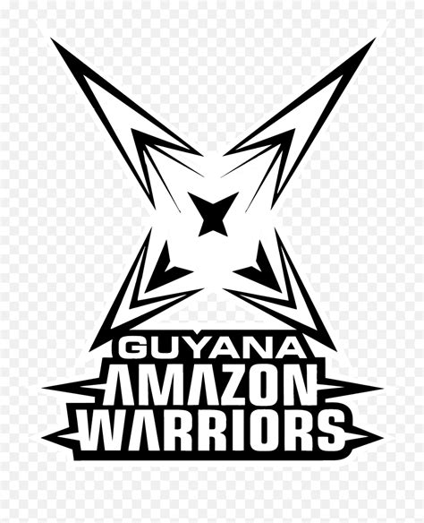 Download Hd Guyama Amazon Warriors Logo Black And White - Guyana Amazon ...