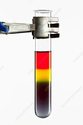 Universal indicator rainbow experiment - Stock Image - C010/9674 ...