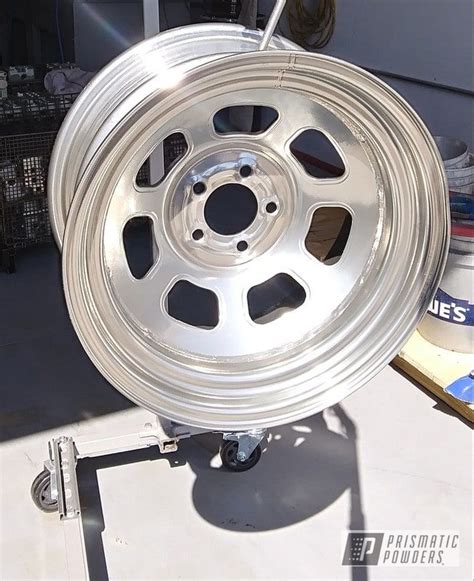 Prismatic Powders - Powder Coated 15 Inch Racing Wheel | Chrome powder ...