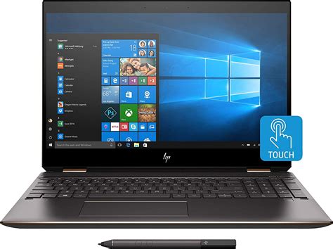 HP - Spectre x360 2-in-1 15.6" 4K Ultra HD Touch-Screen Laptop - Intel ...