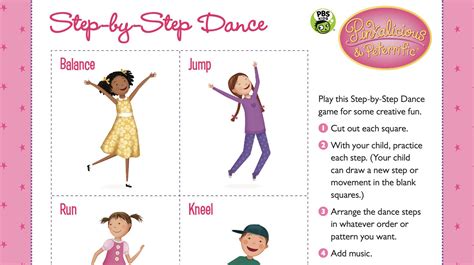 Step-by-Step Dance | Kids Coloring Pages | PBS KIDS for Parents