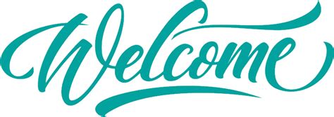 Welcome PNG transparent image download, size: 796x282px