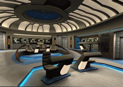 Bridge of U.S.S. Enterprise NCC-1701 D | Star trek bridge, Star trek ...