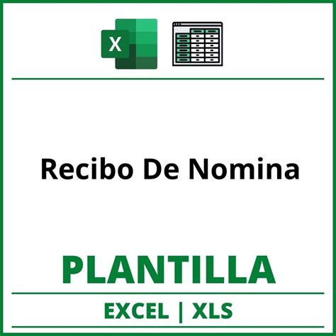 Formato Recibo De Nomina En Excel - Image to u