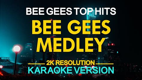 Bee Gees Medley (Karaoke) - Bee Gees - YouTube