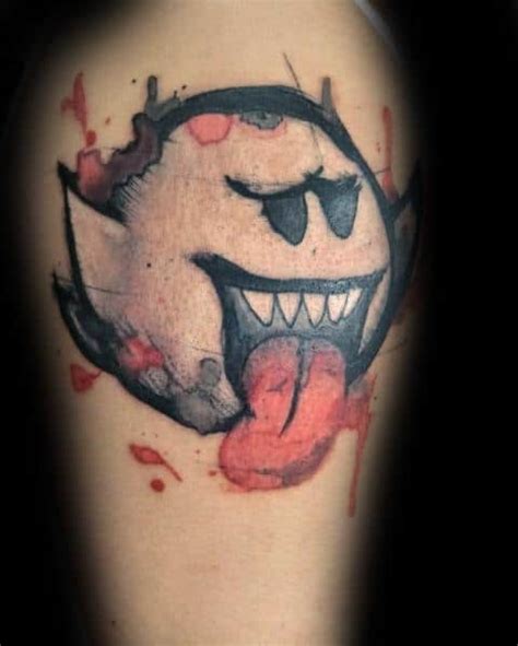 40 Mario Ghost Tattoo Ideas for Men