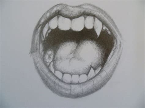 pencil drawing vampire teeth - Google Search | Vampire drawings, Pencil ...