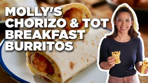 Molly Yeh's Chorizo and Tot Breakfast Burritos | Girl Meets Farm | Food ...