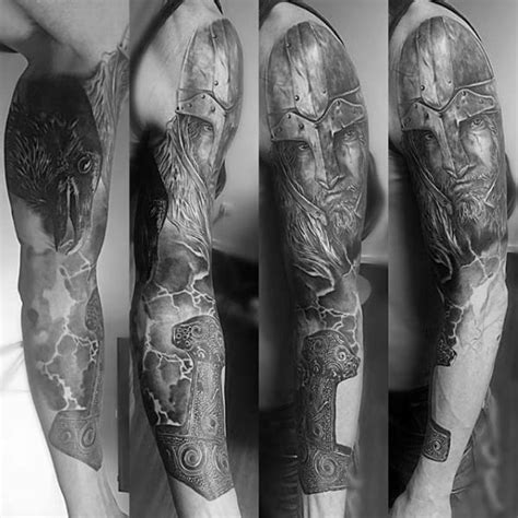 60 Thunderstorm Tattoo Designs For Men - Weather Ink Ideas