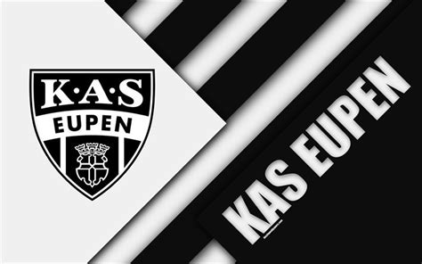 Download wallpapers KAS Eupen, 4k, Belgian football club, black and ...