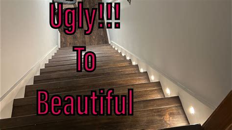 How To Install Stair Lights Recessed Led - YouTube