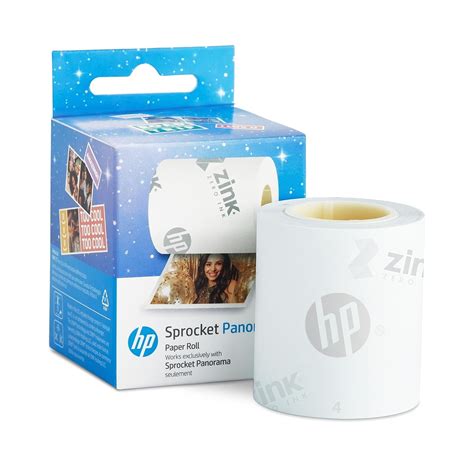 Free Shipping! HP Sprocket 16.4' Zink Sticky Backed Photo Paper Roll ...