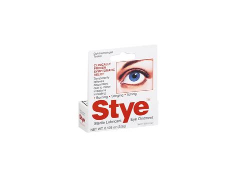 Stye Sterile Lubricant Eye Ointment, 0.125 Oz Ingredients and Reviews