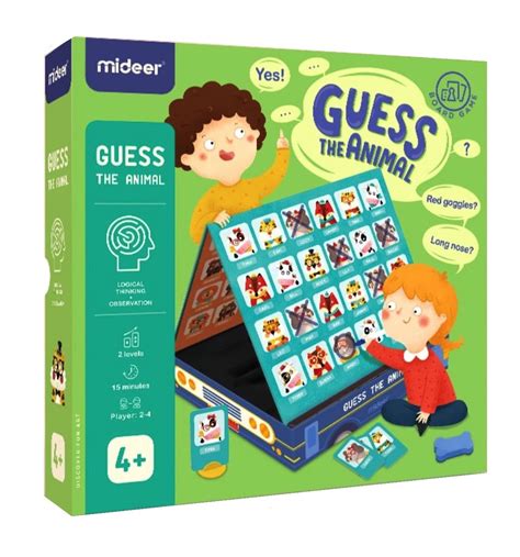 Mideer Guess The Animal Cognitive Game