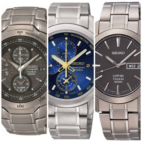 Los 9 mejores relojes Seiko de titanio para hombres - Comprar Reloj