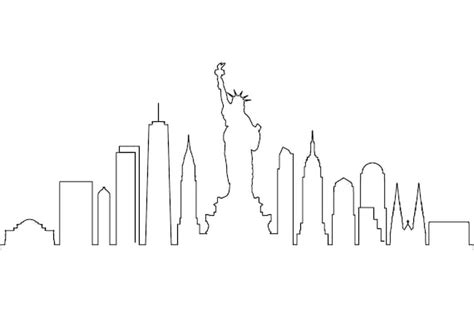 Nyc Skyline Outline