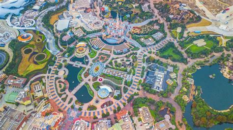 PHOTOS: New Aerial Drone Pictures Show Empty Shanghai Disneyland; Still ...