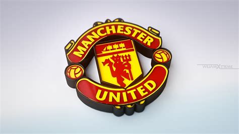 Manchester United Logo 3d Wallpaper