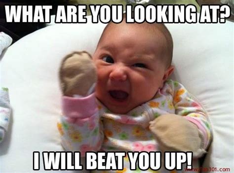 Baby With Fist Up Meme