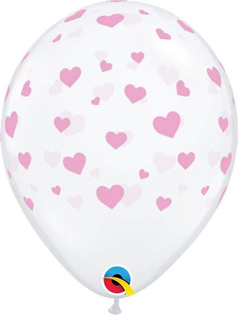 Pink Heart Balloons 11 Inch Pink Heart Latex Balloon Valentines ...