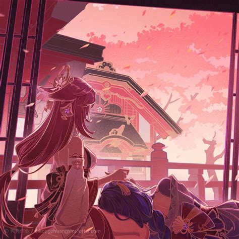 Yae Miko & Raiden Shogun in 2022 | Anime, Anime art, Ship art