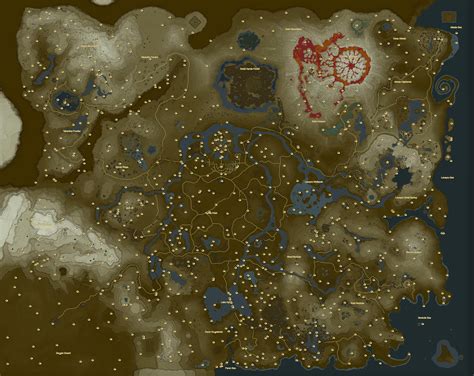 Botw Korok Seed Map – Map Of The Usa With State Names