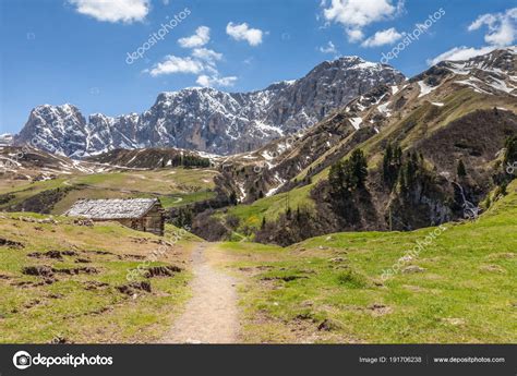 Hiking Trail Alpe Siusi South Tyrol Italy — Stock Photo © cmfotoworks ...