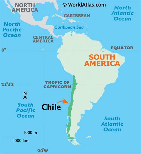 Chile Map / Geography of Chile / Map of Chile - Worldatlas.com