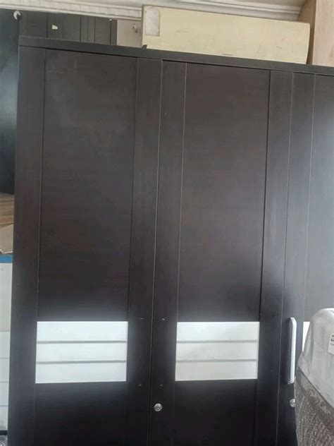 Wooden 3 Doors Spacewood Wardrobe at Rs 24800/sq ft in Kanpur | ID ...