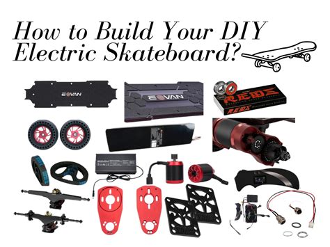 DIY Electric Skateboard Parts List & Buying Guide In Detail