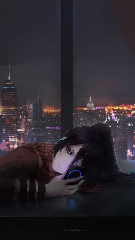 Anime Girls Aesthetic Sad Anime Girl Aesthetic Wallpapers Wallpaper ...