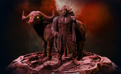 ArtStation - Lord Yama(Yamaraj)-The God of Death