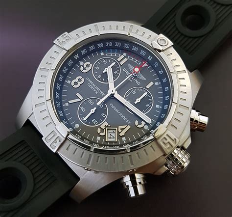 Breitling Avenger Seawolf Chronograph Quartz Wristwatch Ref. A73390