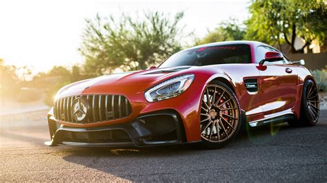 Red Darwin Pro Mercedes AMG GTS Wallpaper | HD Car Wallpapers | ID #10971