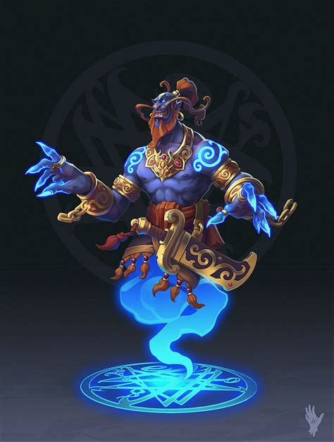 Djinn, Alex Shatohin | Concept art characters, Game character design ...