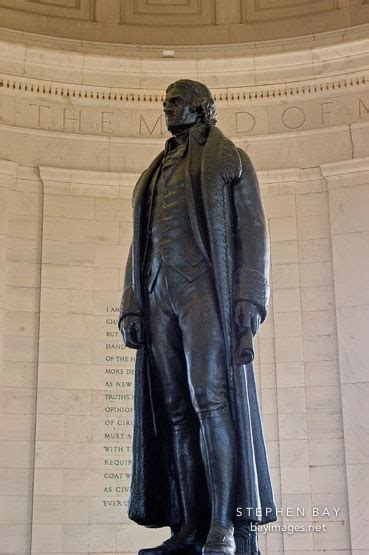 Photo: Statue of Thomas Jefferson. Jefferson Memorial, Washington, D.C ...