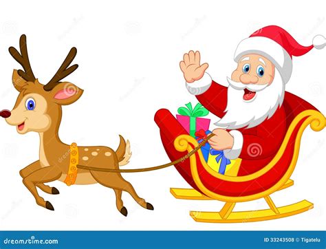 Cartoon Santa Claus Vector Illustration | CartoonDealer.com #79492892