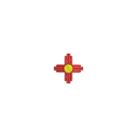 New Mexico Flag Logo | City/State Digitized Embroidery Design | e4Hats ...