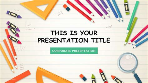 Free Powerpoint Slide Templates Of Kindergarten Free Google Slides ...