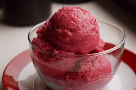 Cranberry Buttermilk Sorbet - Make It Like a Man!