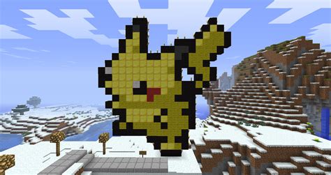 Minecraft: Pikachu sprite by Chaoslink1 on DeviantArt