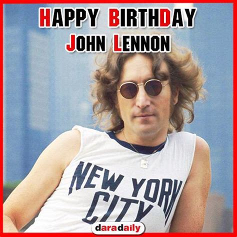 John Lennon's Birthday Celebration | HappyBday.to