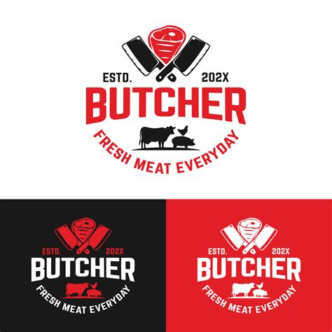 Meat Logo Vector Art, Icons, and Graphics for Free Download