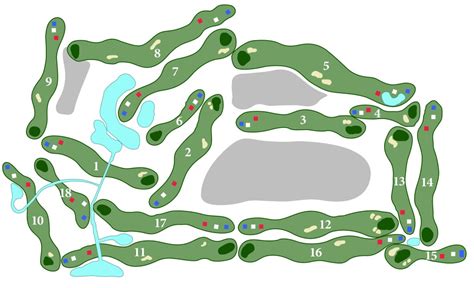 Course Layout - Meadowlands Golf Club at Sylvan Lake