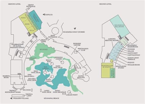 Map Layout Westin Maui Resort And Spa