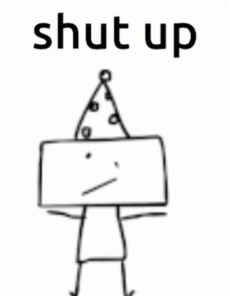 Party Hat Shut Up GIF | GIFDB.com