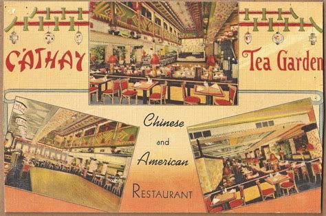 POSTCARDS: Cathay Tea Garden Restaurant in Philadelphia