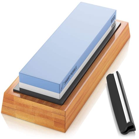 Sharp Pebble Premium Whetstone Knife Sharpening Stone 2 Side Grit 1000/ ...