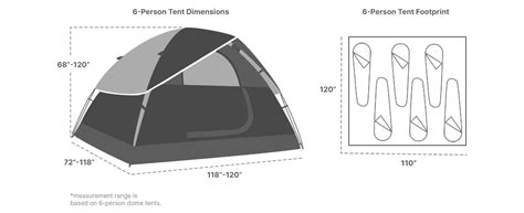 Tent Size Chart for Camping and Hiking Expeditions | Sportsman's Warehouse