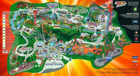 6 Flags Magic Mountain California Map – Topographic Map of Usa with States